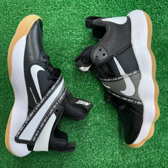 Nike React Hyperset Low Mens Volleyball Shoes Black CI2955-010 VNDS Sz 8.5 - Picture 3 of 7